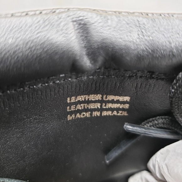 Marc Joseph | NIB Gramercy Black Grainy Leather Preppy High Top Booties Boy's 12 - Picture 12 of 14